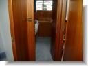 Gangway leads aft to the rear cabin, left is the loo, right is the childrens room