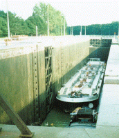 1300 ton tanker descending