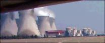 Nuclear power station and river conditions