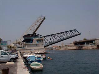 First 2 lifting bridges at Sete